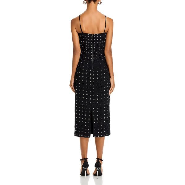 Aqua Womens Below Knee Studded Midi Dress - Image 2