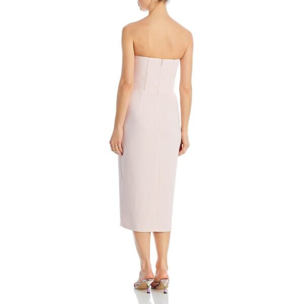 Amanda Uprichard Womens Joselynne Crepe Bow Midi Dress - Image 2